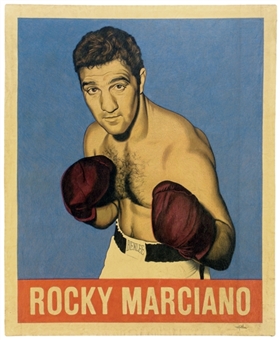 "A Card That Never Was: Rocky Marciano (1948 Leaf) 40x33 By Arthur Miller 